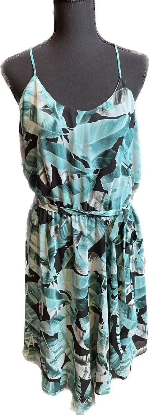 NWT-Jennifer Lopez Tropical Dress-LARGE